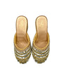 Royal Sparkle Embellished Wedges