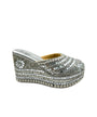 Royal Sparkle Embellished Wedges