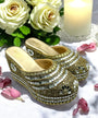 Royal Sparkle Embellished Wedges