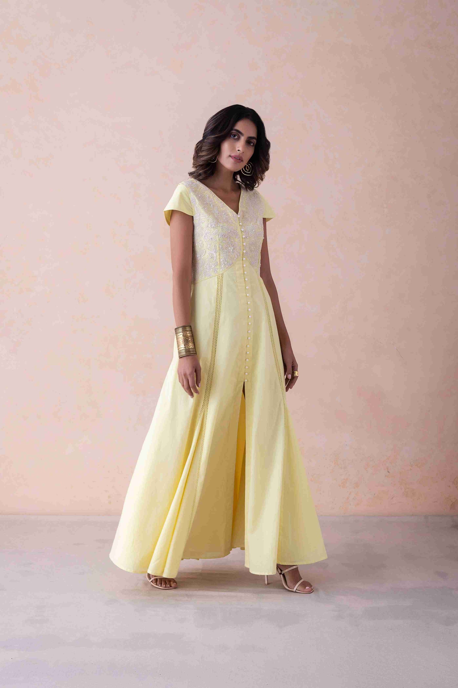 Elegance Dress dori work and hand embroidery.