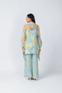 Blue & Yellow Floral Printed Co-ord Set