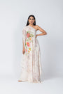 Flowy Floral Tunic & Ivory Palazzo Set