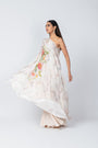 Flowy Floral Tunic & Ivory Palazzo Set