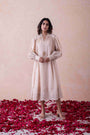Noor - Pleated Organza Ensemble Dress