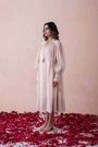 Noor - Pleated Organza Ensemble Dress