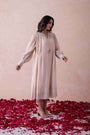 Noor - Pleated Organza Ensemble Dress