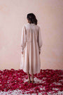Noor - Pleated Organza Ensemble Dress
