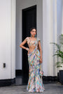 Gardenia Highlighted Saree
