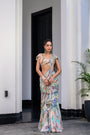 Gardenia Highlighted Saree