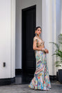 Gardenia Highlighted Saree