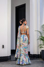 Gardenia Highlighted Saree