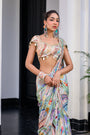 Gardenia Highlighted Saree