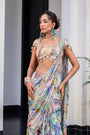 Gardenia Highlighted Saree