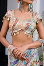 Gardenia Highlighted Saree