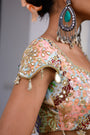 Gardenia Highlighted Saree