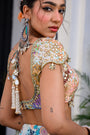 Gardenia Highlighted Saree