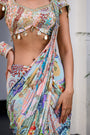 Gardenia Highlighted Saree