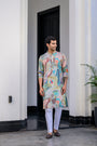 Gardenia Highlighted Kurta With Pants