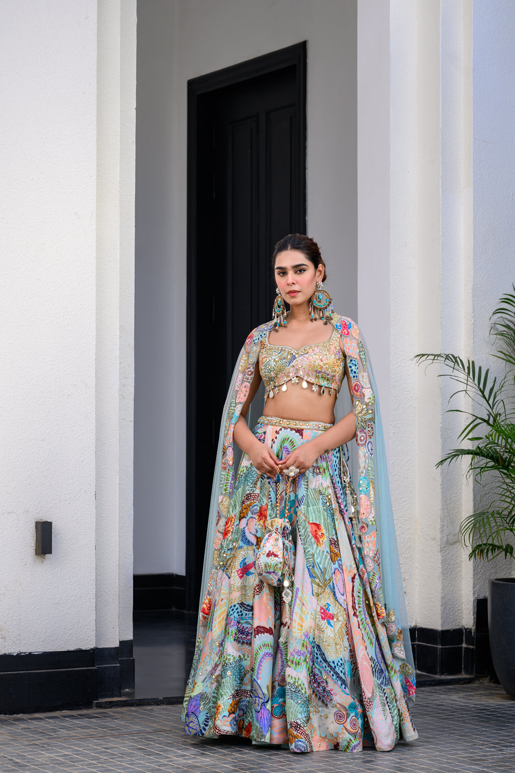 Gardenia Highlighted Lehenga Set
