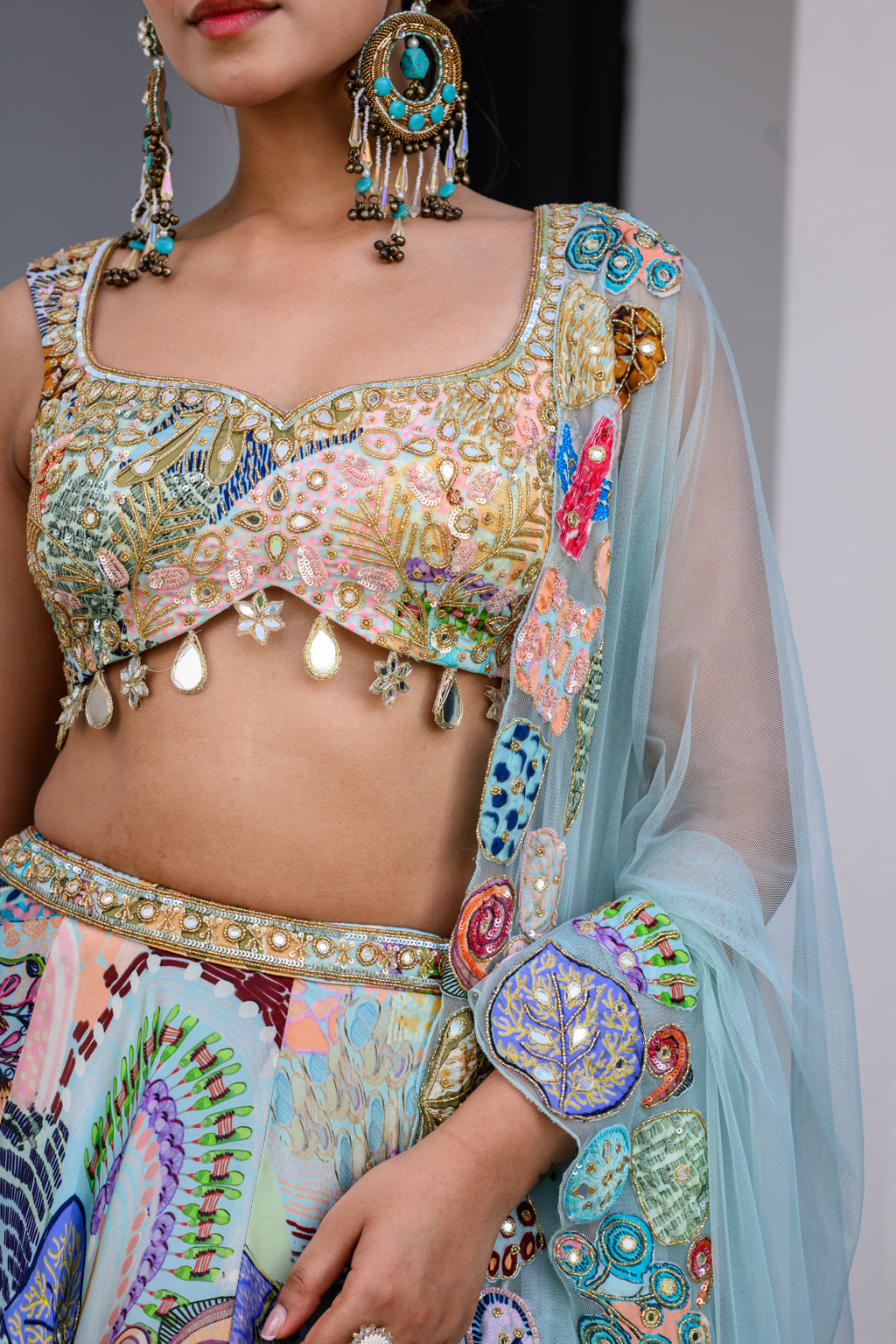 Gardenia Highlighted Lehenga Set