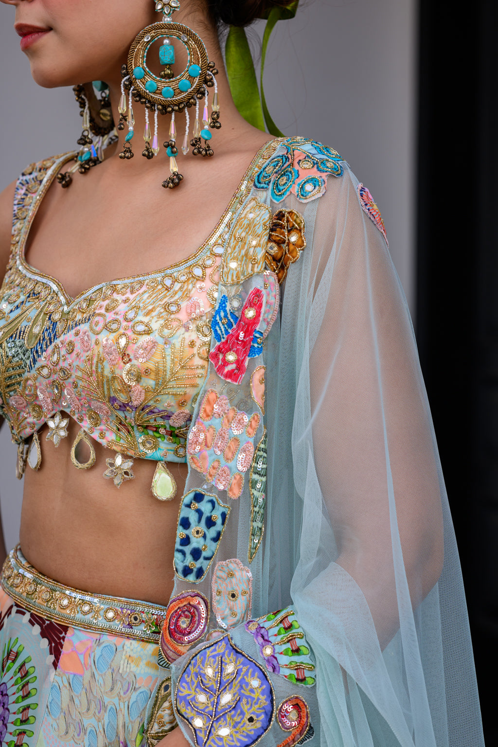 Gardenia Highlighted Lehenga Set