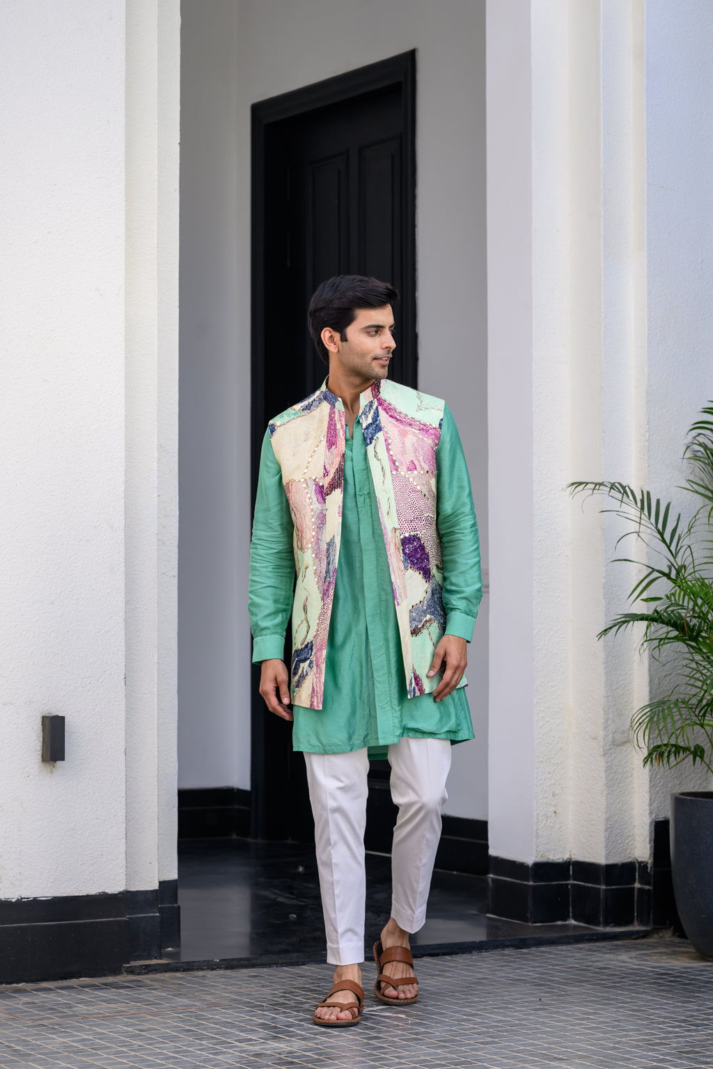 Eden H Half Jacket Paidawn With Pants