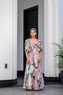 Eden Jumpsuit Paidawn With H Cape Jacket Set