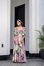 Eden Jumpsuit Paidawn With H Cape Jacket Set