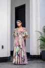 Eden Jumpsuit Paidawn With H Cape Jacket Set