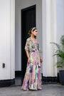 Eden Jumpsuit Paidawn With H Cape Jacket Set