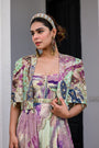 Eden Jumpsuit Paidawn With H Cape Jacket Set