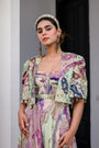 Eden Jumpsuit Paidawn With H Cape Jacket Set