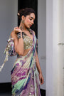 Eden H Saree Paidawn With Hand Emb Blouse