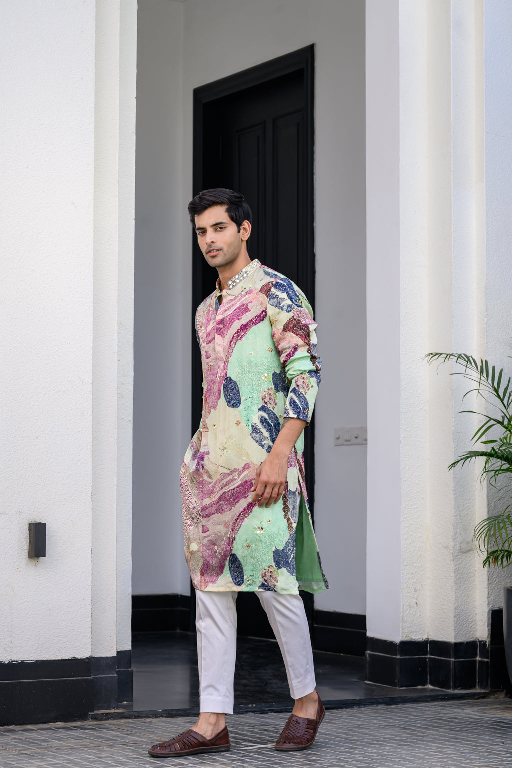 Eden H Kurta Paidawn With Pants
