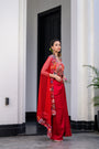Dawn H Jacket And Dhoti Skirt Set Paidawn With H Apl Cape