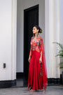 Dawn H Jacket And Dhoti Skirt Set Paidawn With H Apl Cape