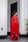 Dawn H Jacket And Dhoti Skirt Set Paidawn With H Apl Cape