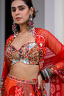 Dawn H Lehenga Paidawn With H Blouse And H Apl Dupatta