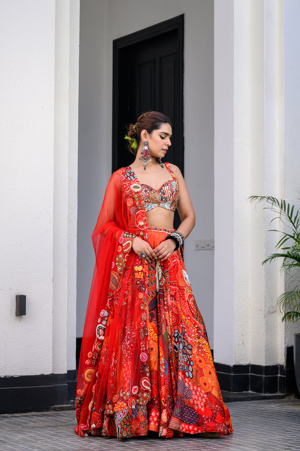 Dawn H Lehenga Paidawn With H Blouse And H Apl Dupatta