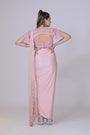 Lycra Drape Saree Set