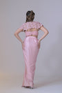 Organza Bustier and Drape Skirt Set