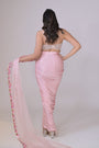 Saree with Embroidered Boarder and Blouse set