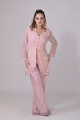 Light pink jacket with crystal bead