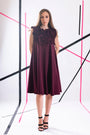 A-line Dress With Frill On Yoke.