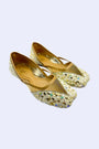 MOJDIPearl Elegance Embellished Juttis