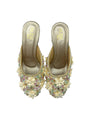 Pearl Bloom Crystal Heels