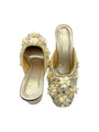 Pearl Bloom Crystal Heels