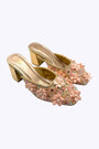 Pearl Bloom Crystal Heels