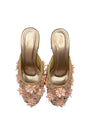Pearl Bloom Crystal Heels