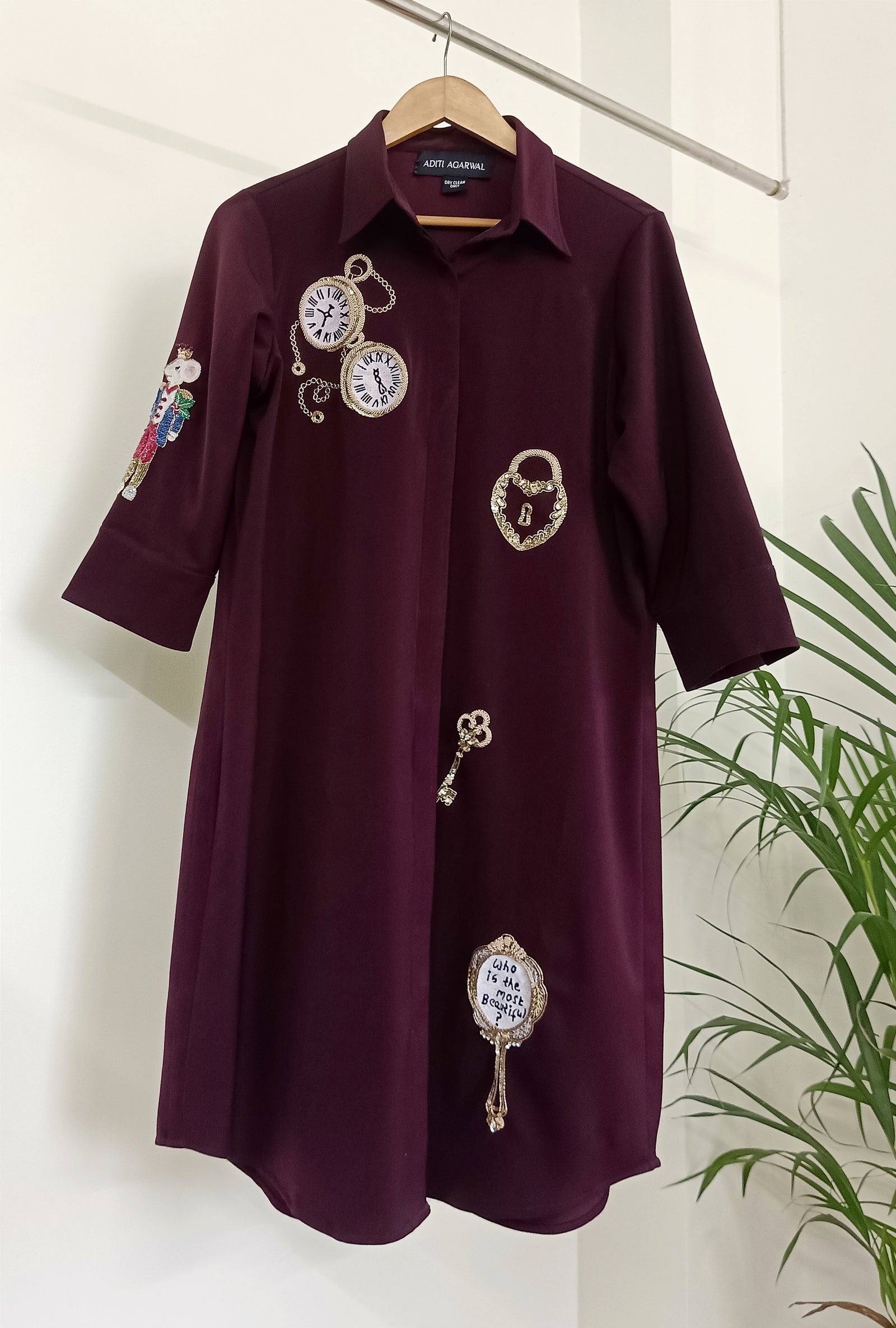 Plum midnight mystery dress